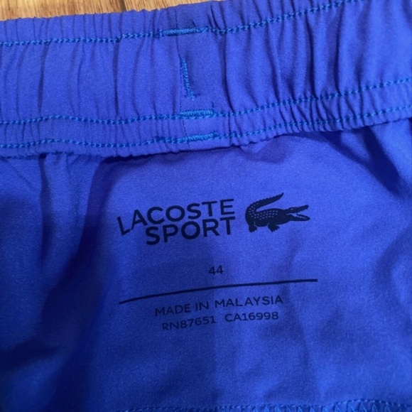NWT LACOSTE SPORT WOMEN'S ULTRA DRY SHORTS Size 44- US 12 w/ 4 WAY STRETCH - Picture 5 of 13